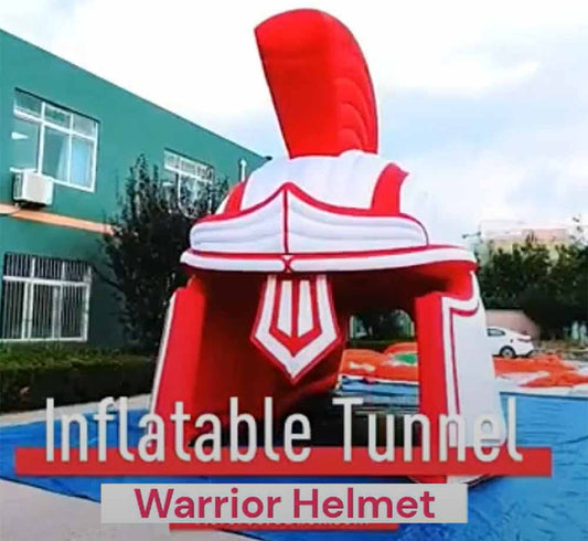 Inflatable Warrior Helmet Tunnel