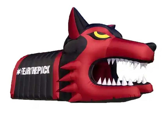 Inflatable Wolf Tunnel