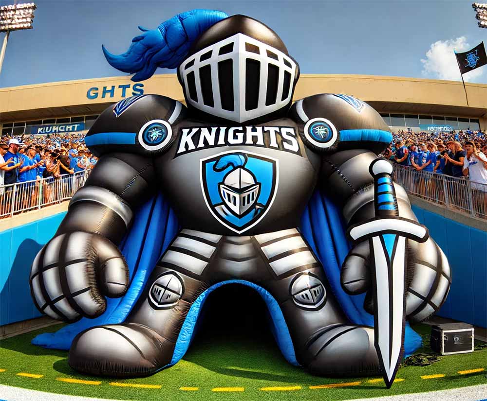 Large Inflatable Knights Tunnel