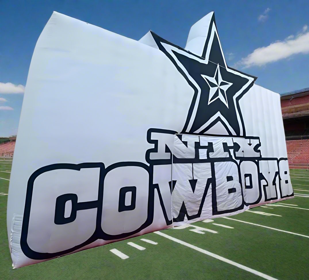 Logo Football Inflatable Large Inflatable Team Logo Wall – Inflatable Football Tunnels