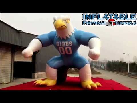 Inflatable Eagle Mascot Tunnel Video
