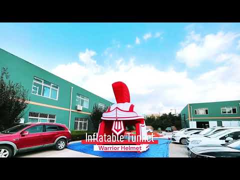 Inflatable Warrior Helmet Tunnel Video