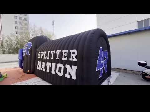 Inflatable Football Helmet Tunnel Video